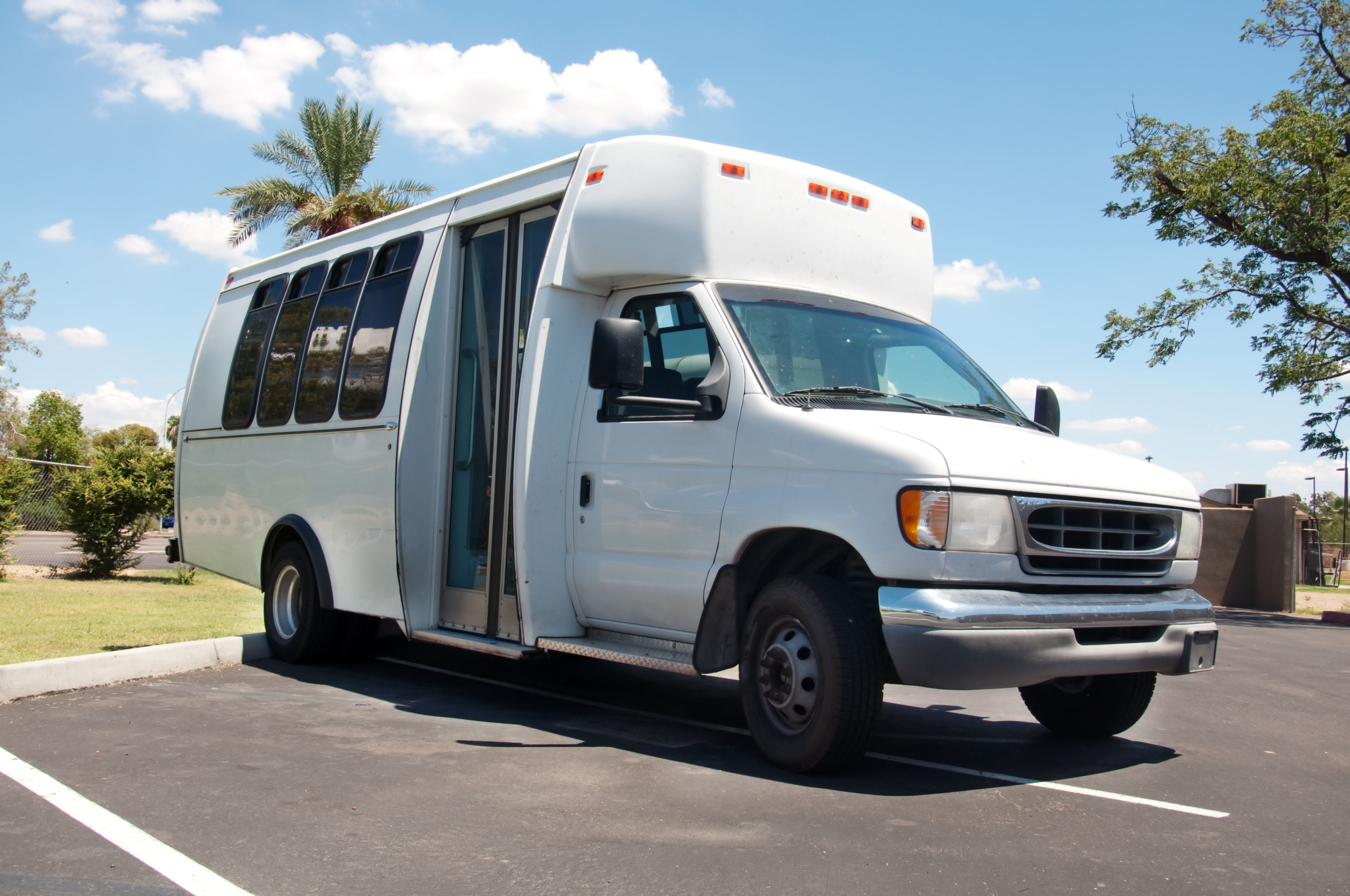 a small bus for wheelchairs