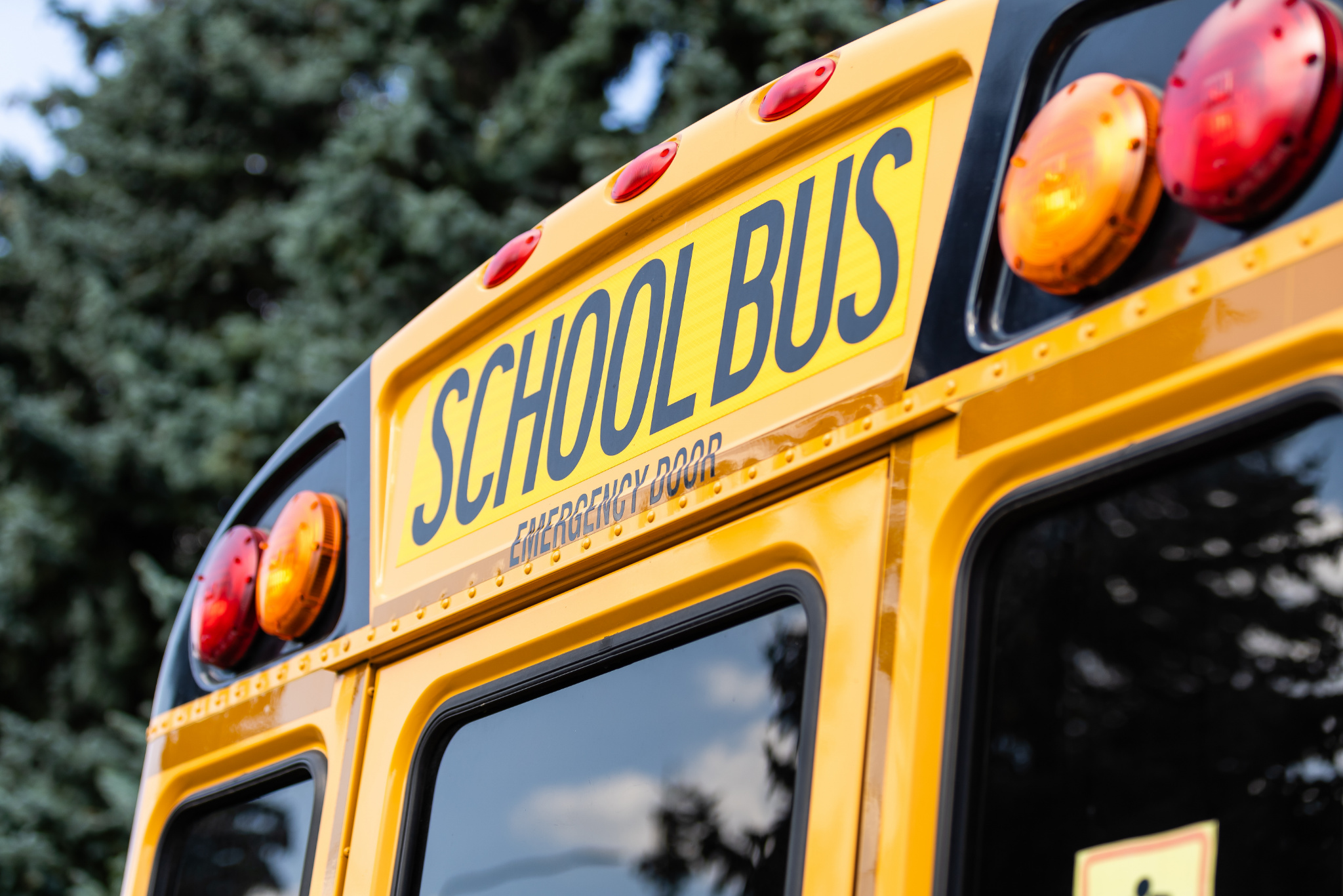 top of school bus